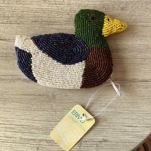 Vintage Mallard Duck Coin Purse